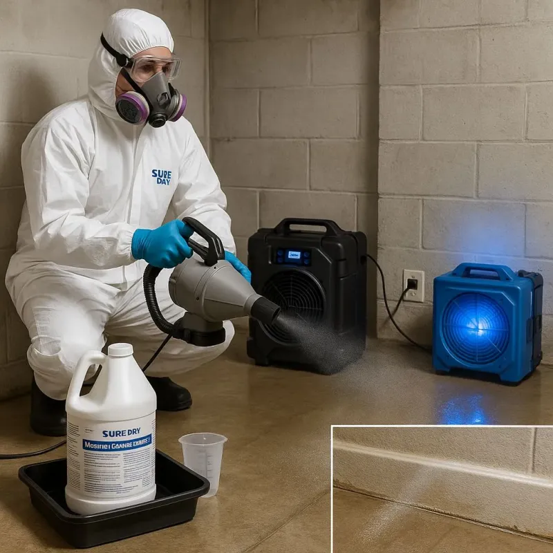 Sanitization and Odor Removal process in Sunbury, OH