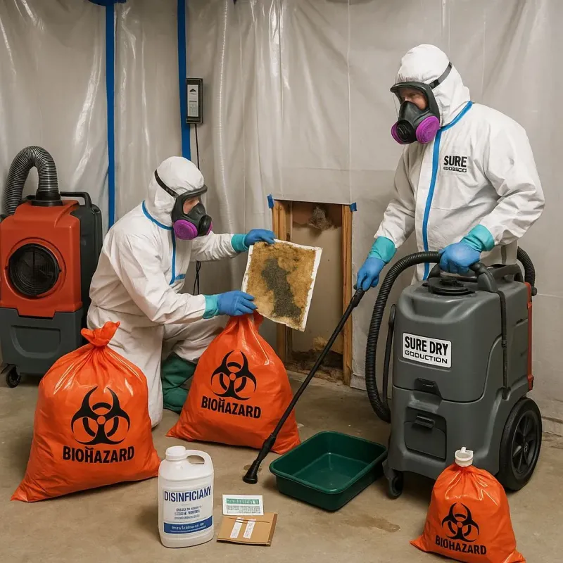 Contaminated Water Handling Protocols process in Sunbury, OH