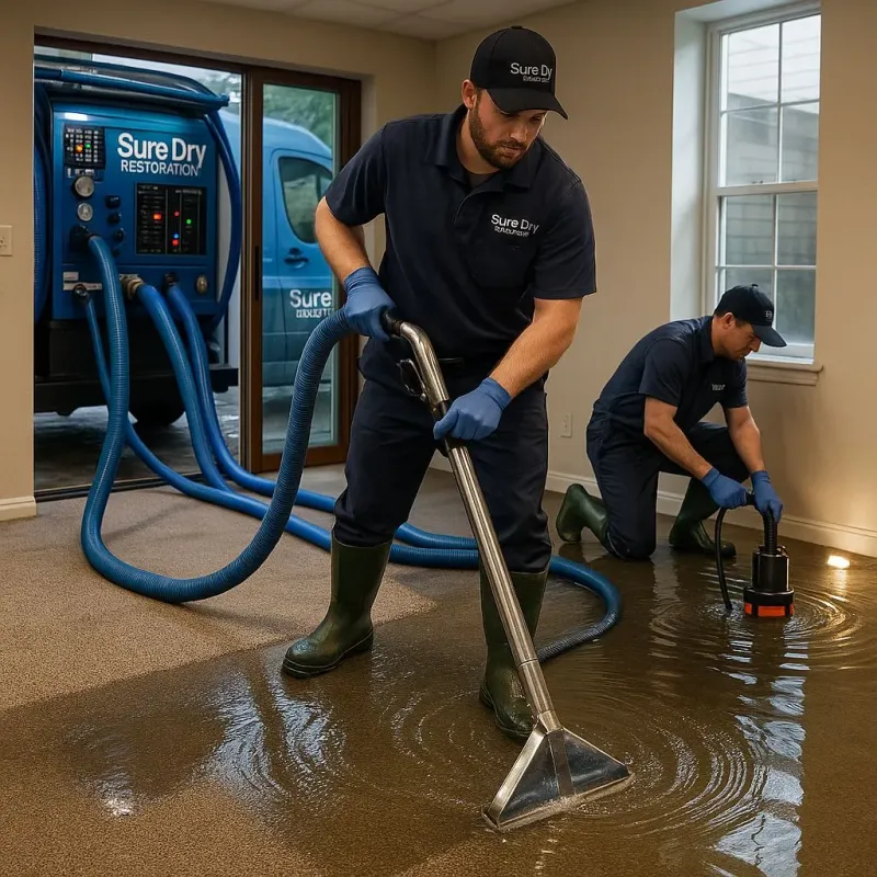 Water Extraction and Removal process in Sunbury, OH